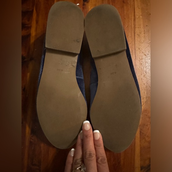 Jack Rogers Golden Retriever Blue Loafers - 6 - Picture 2 of 2